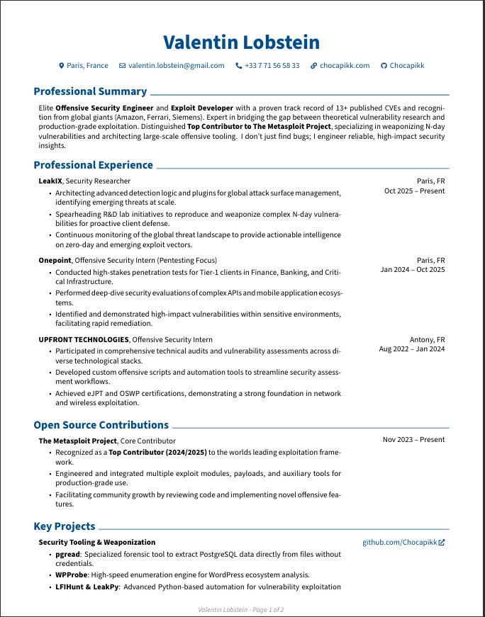 CV Final Valentin Lobstein